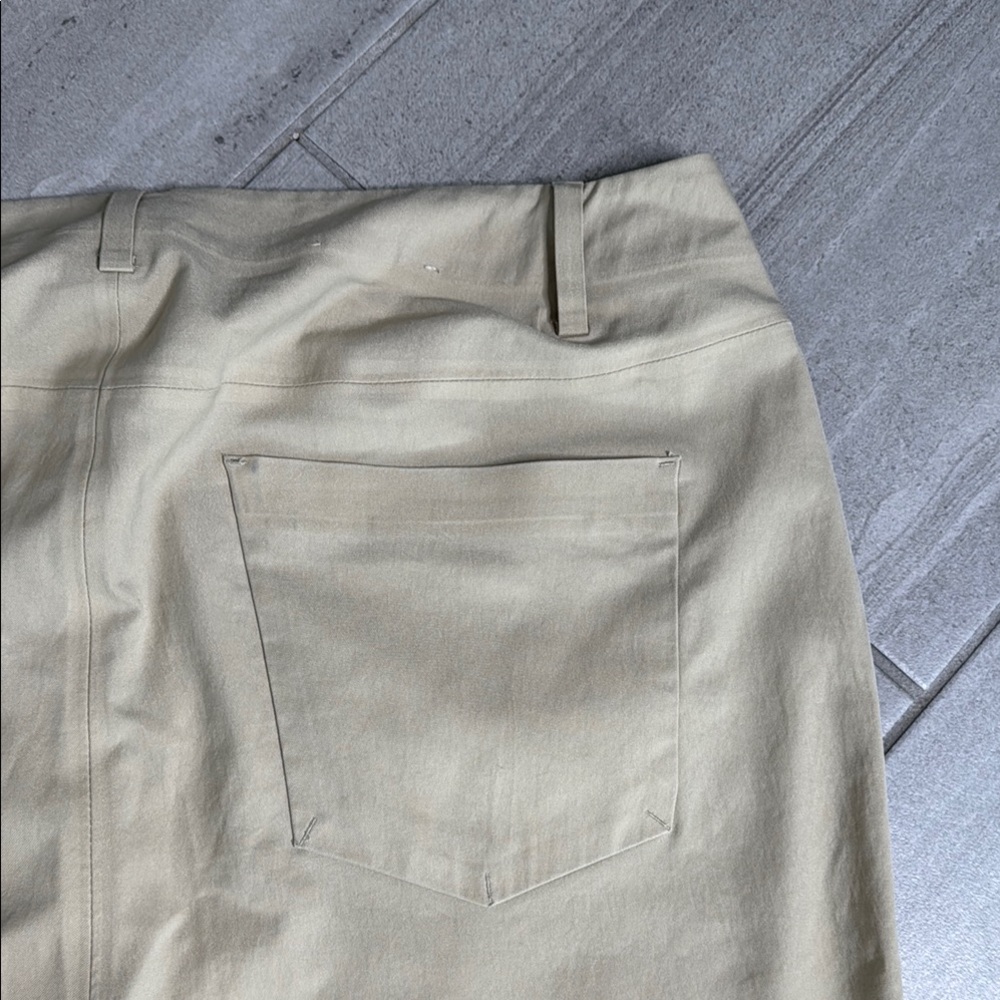 lululemon athletica ABC Slim-Fit Trouser Tan Chinos Straight Leg - Picture 10 of 10